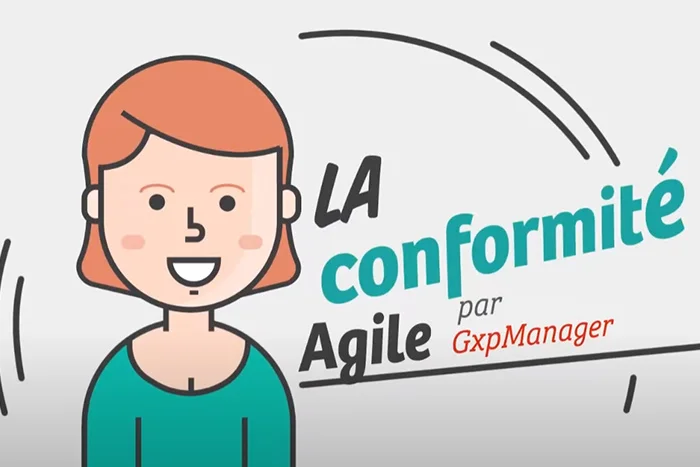 Visual representing an illustration with the words "agile compliance"