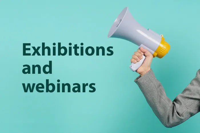 exhibitions and webinars - GxpManager